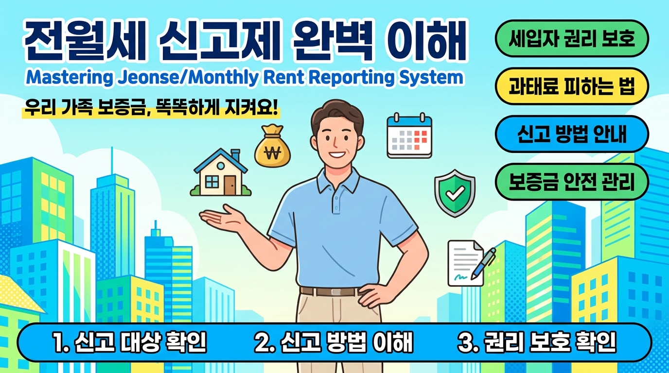 전월세 신고제 완벽 이해: 세입자 권리 보호와 미신고 과태료 피하는 법