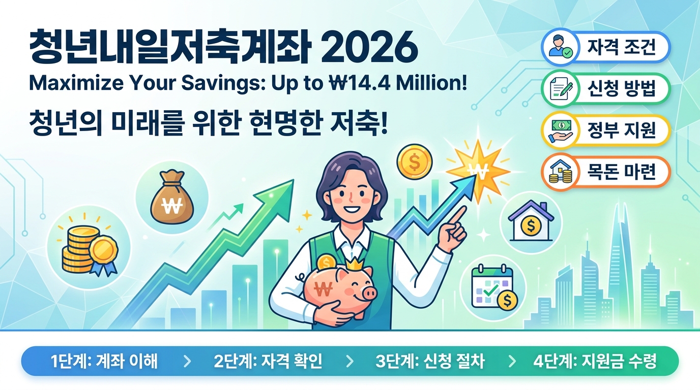 청년내일저축계좌 2026: 3년 저축으로 최대 1,440만원 만드는 방법