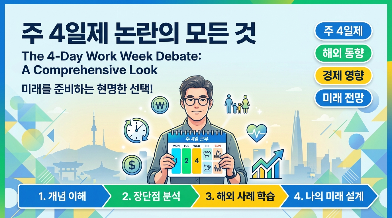 주 4일제 논란의 모든 것: 해외 사례로 본 2026년 대한민국 전망