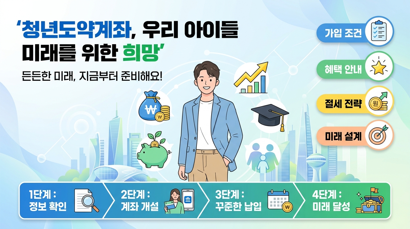 청년도약계좌, 우리 아이들 미래를 위한 희망: 가입 조건부터 전략까지