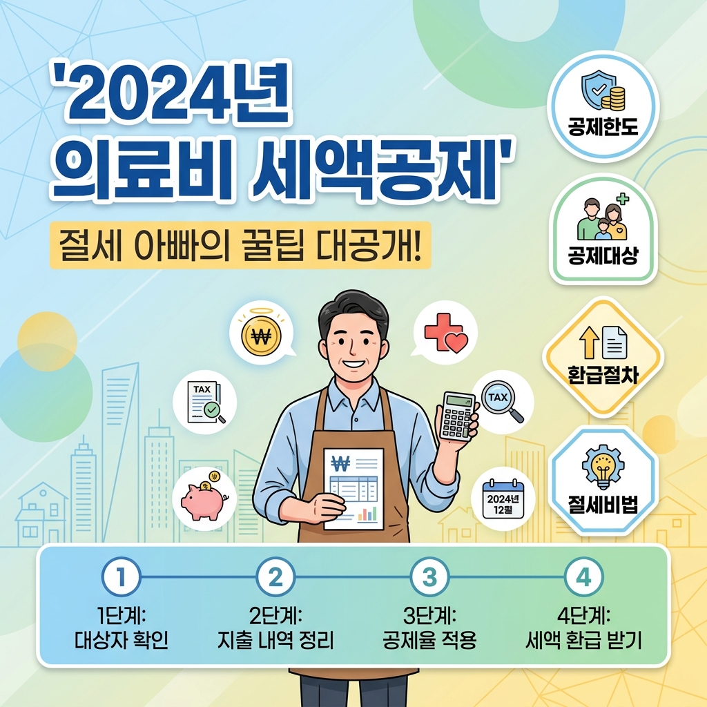 2024년 의료비 세액공제 한도와 공제율, 제가 직접 확인한 꿀팁