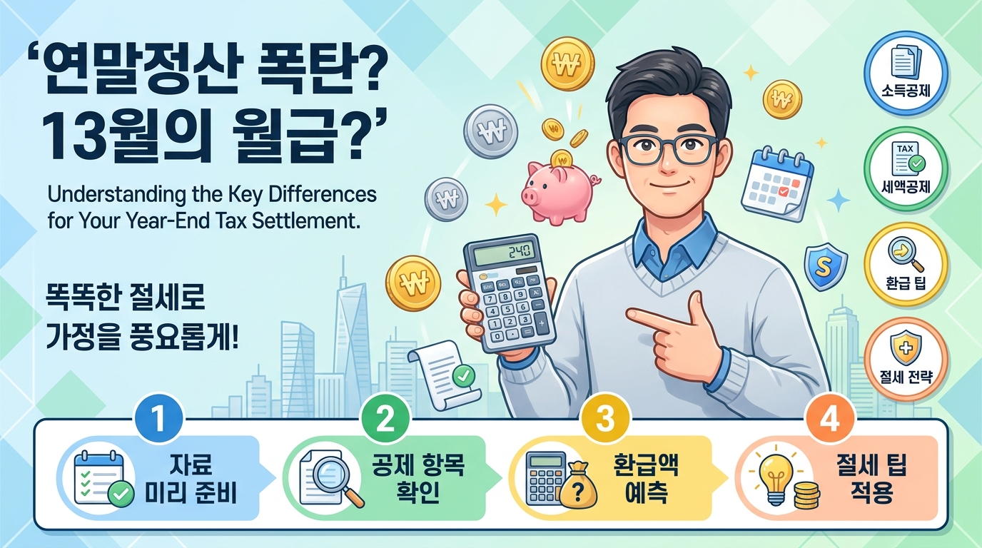 연말정산 폭탄? 13월의 월급? 결정적 차이는 '이것'에서 온다