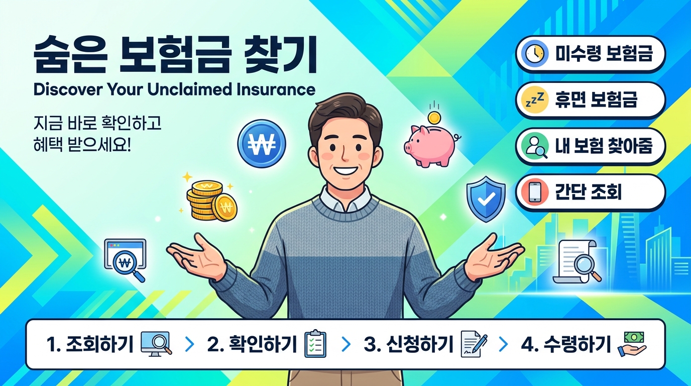 숨은 보험금 찾기: "내가 낸 돈 200만원, 왜 안 찾아가세요?"