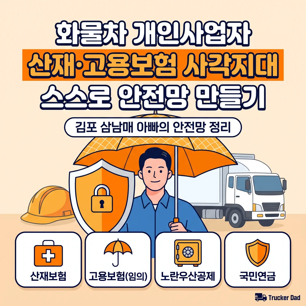 화물차 개인사업자 산재 고용보험 사각지대 안전망