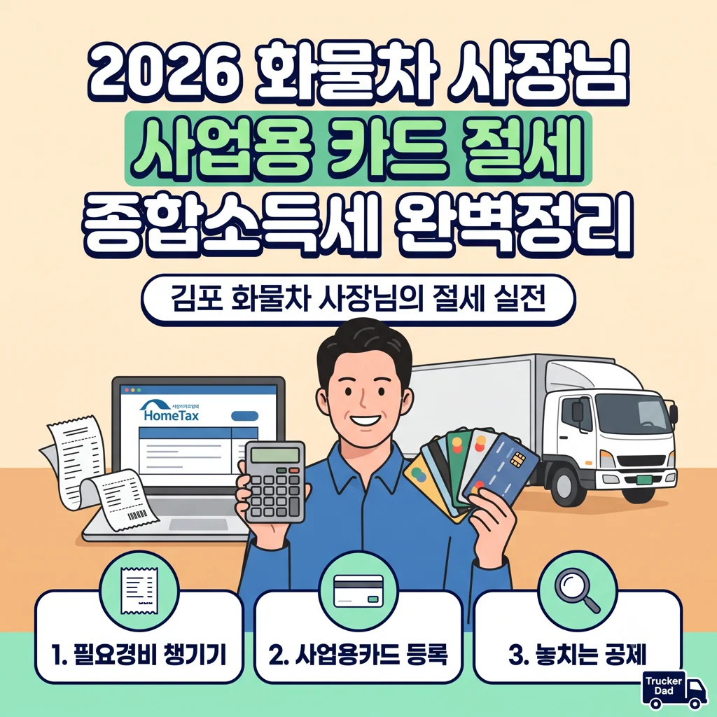 화물차 개인사업자 사업용 카드 분리 절세 종합소득세